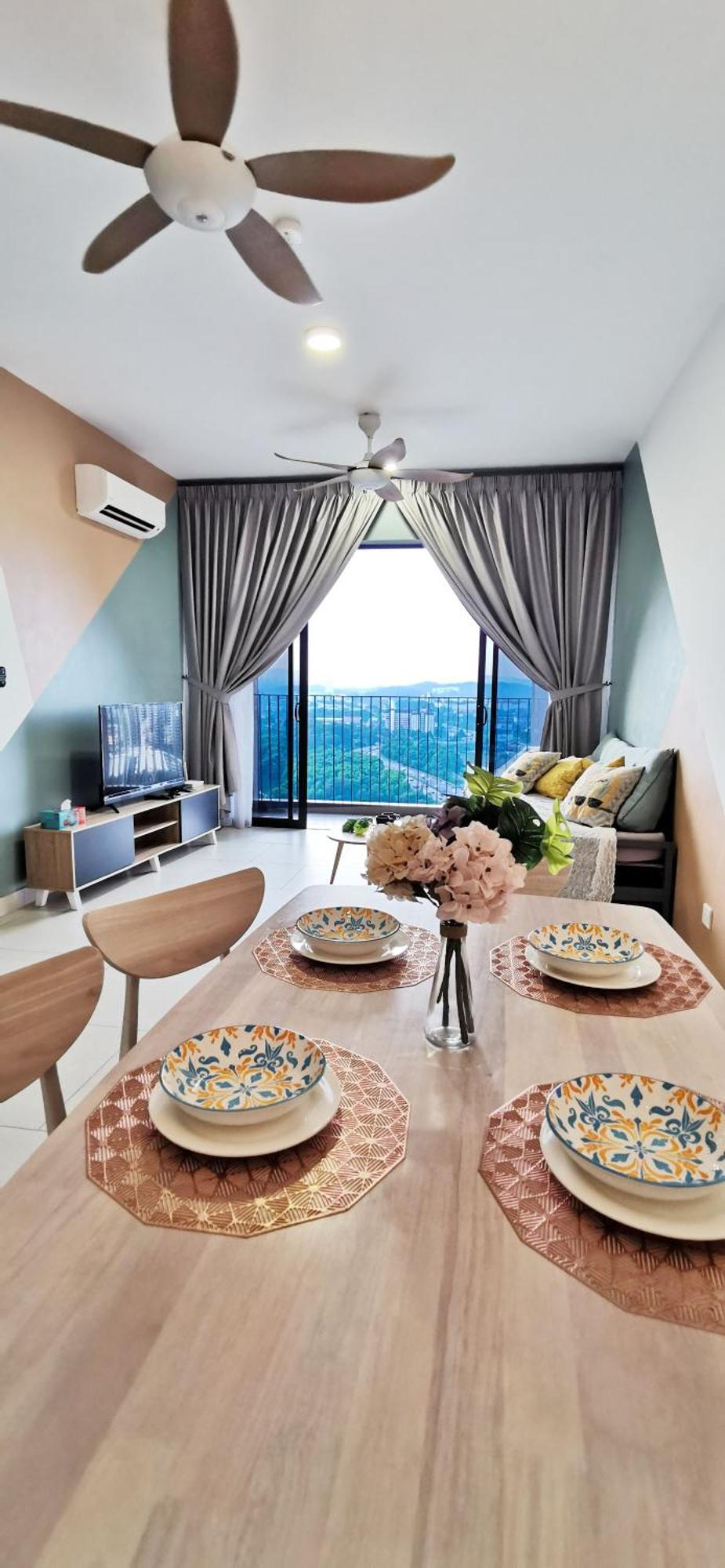Astetica Pool & Lake View High Floor 100Mbps Wifi Netflix Seri Kembangan Zimmer foto
